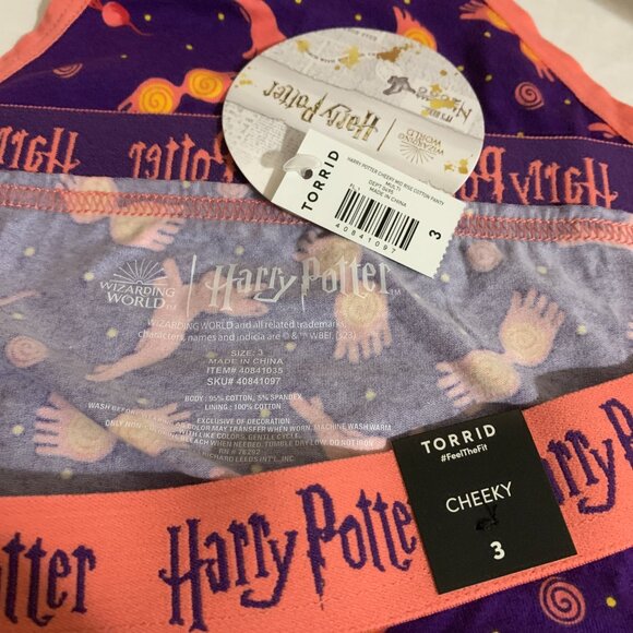 Torrid Cheeky Panties Underwear Harry Potter Luna Lovegood Plus Size 3 22 24 - Picture 4 of 4